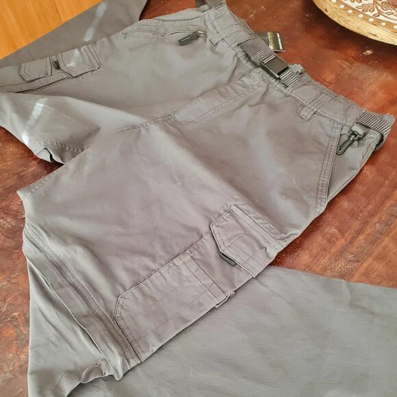 NEW Men's Cargo Convertible Pant (GRAY) - Picture 11 of 12
